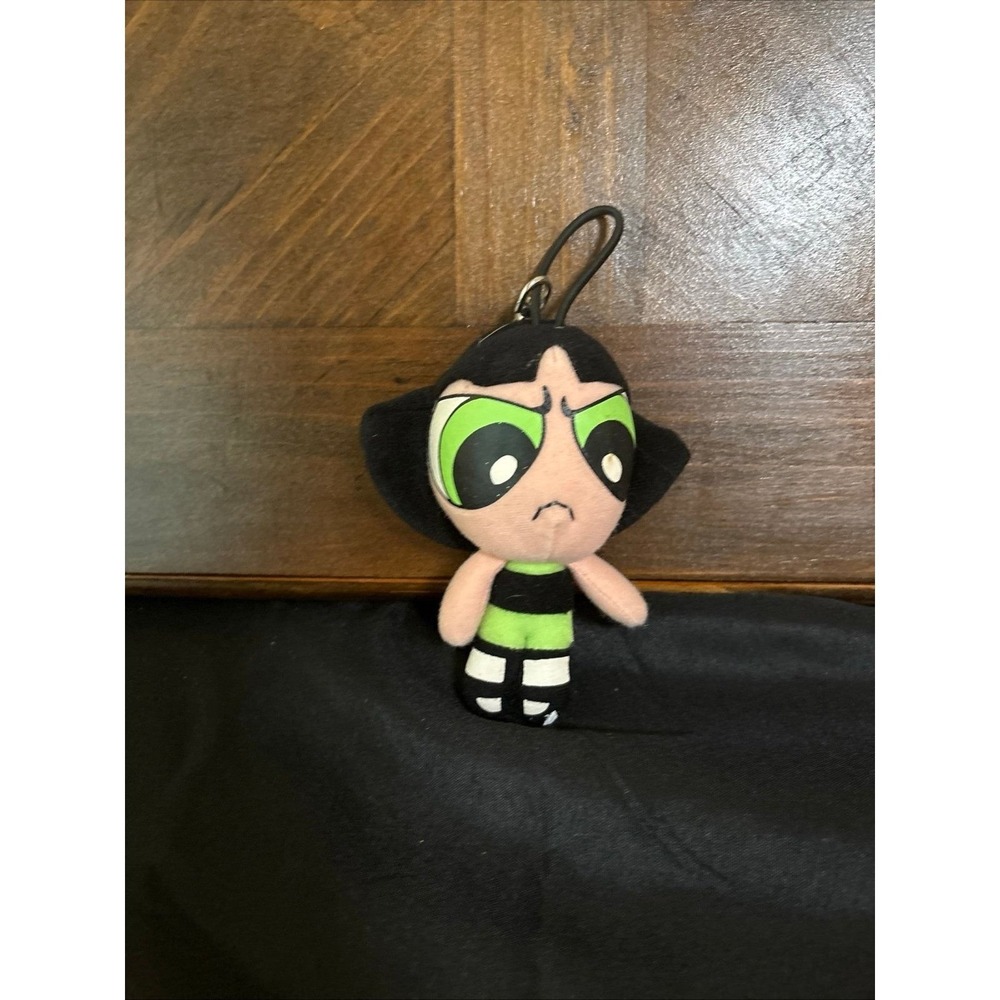 VINTAGE 1999 Buttercup Powerpuff Girls Zipper Pull Cartoon Network via Rare